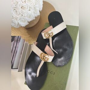 SOLD! GUCCI GG Marmont Slides Size 42